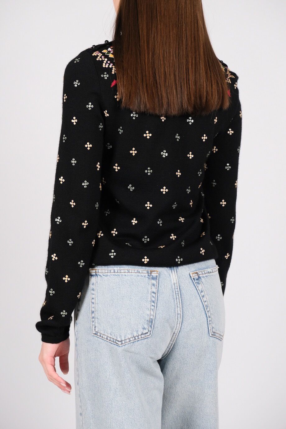 image 3 Джемпер с вышивкой и декором из пайеток