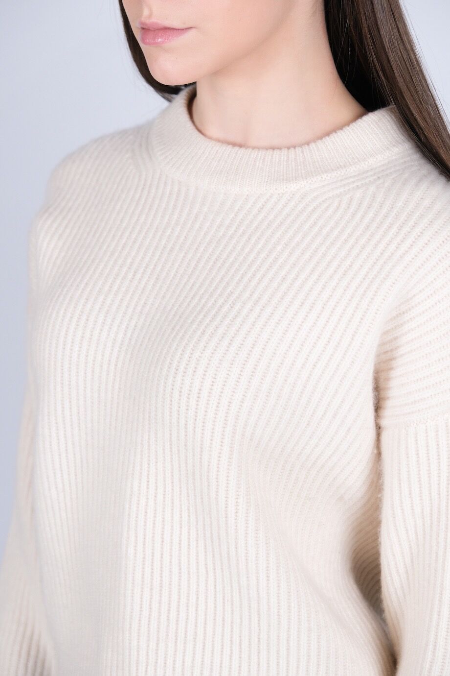 image 4 Кашемировый джемпер молочного цвета