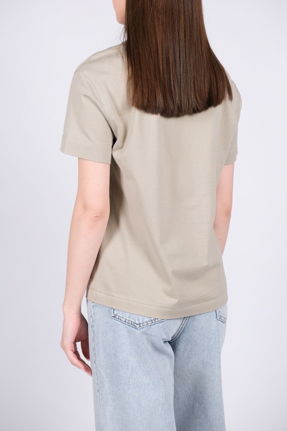 image 3 Футболка серо-коричневого цвета с карманом