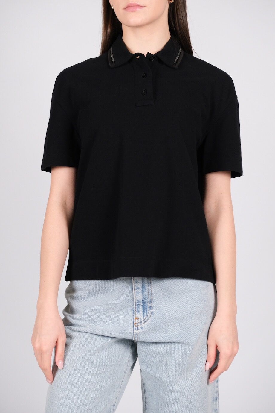 image 1 Поло темно-синего цвета