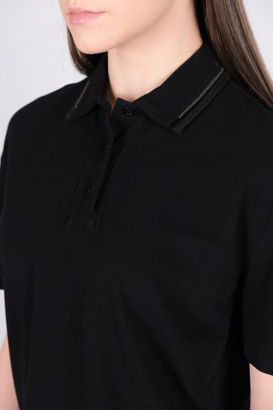 image 4 Поло темно-синего цвета