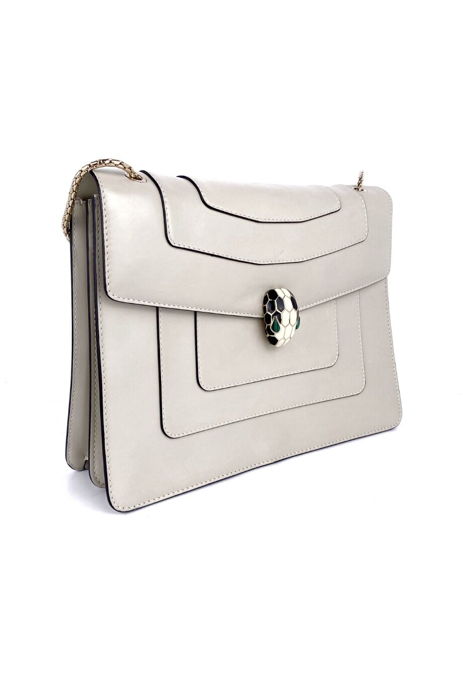 image 2 Сумка Serpenti Forever  светло-серого цвета