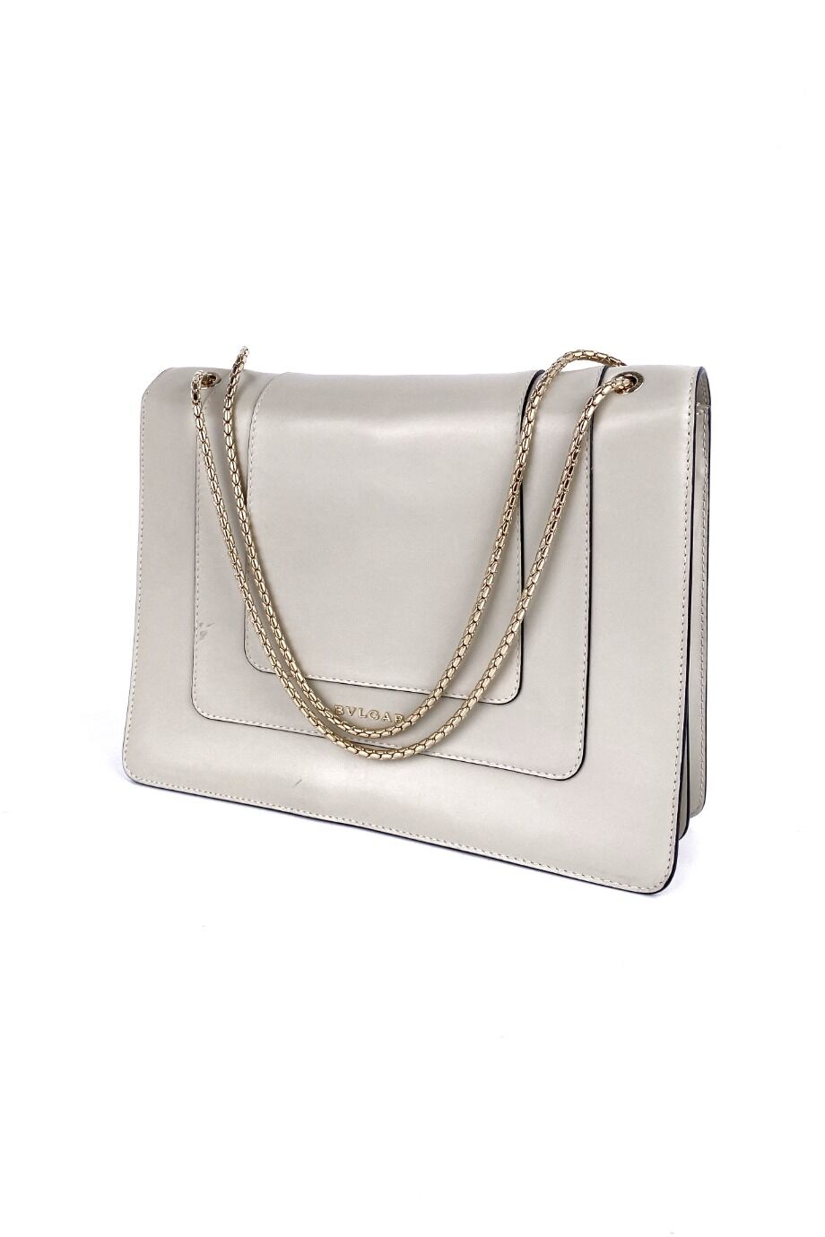 image 4 Сумка Serpenti Forever  светло-серого цвета