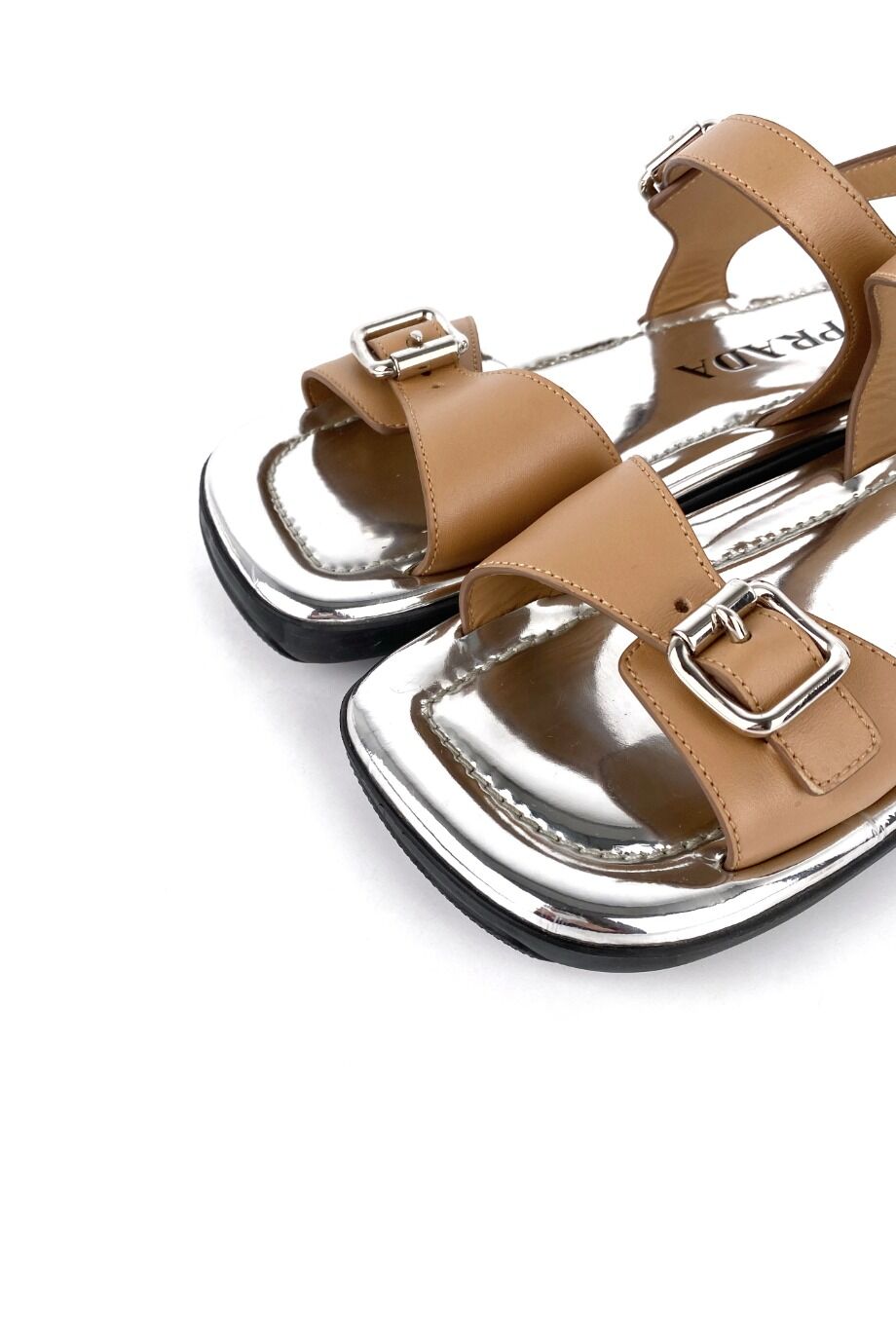 image 3 Сандалии карамельного цвета