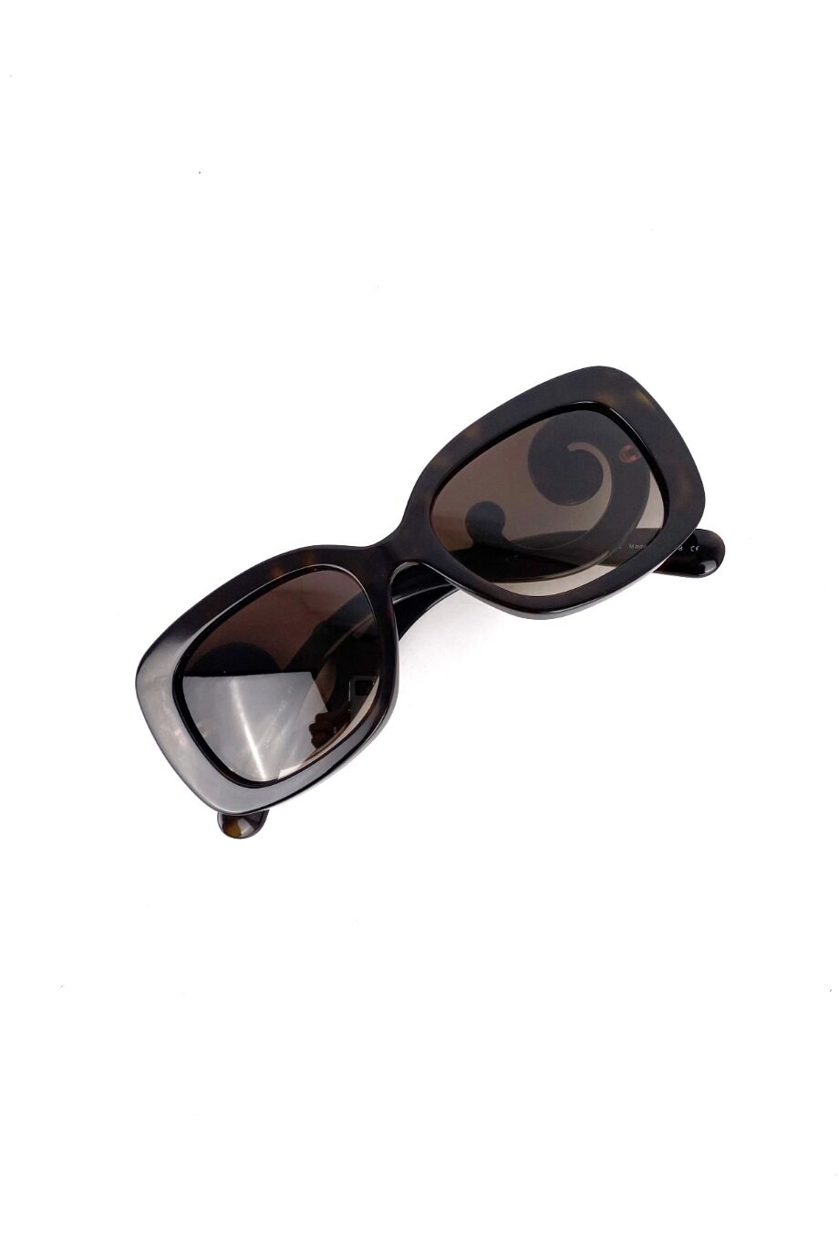 image 3 Очки в роговой оправе с фигурными дужками