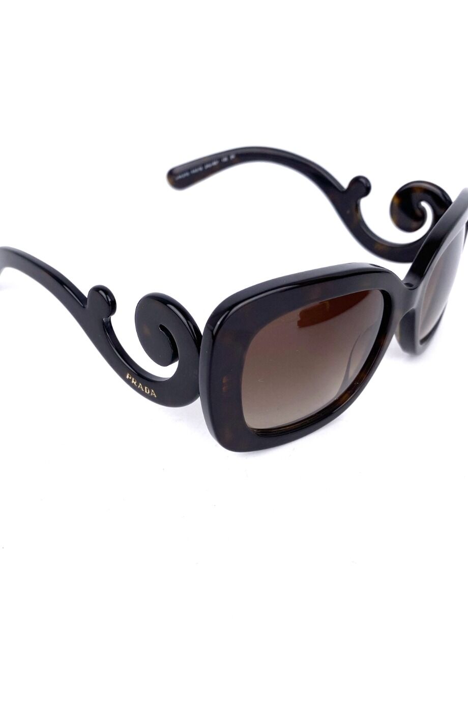 image 2 Очки в роговой оправе с фигурными дужками