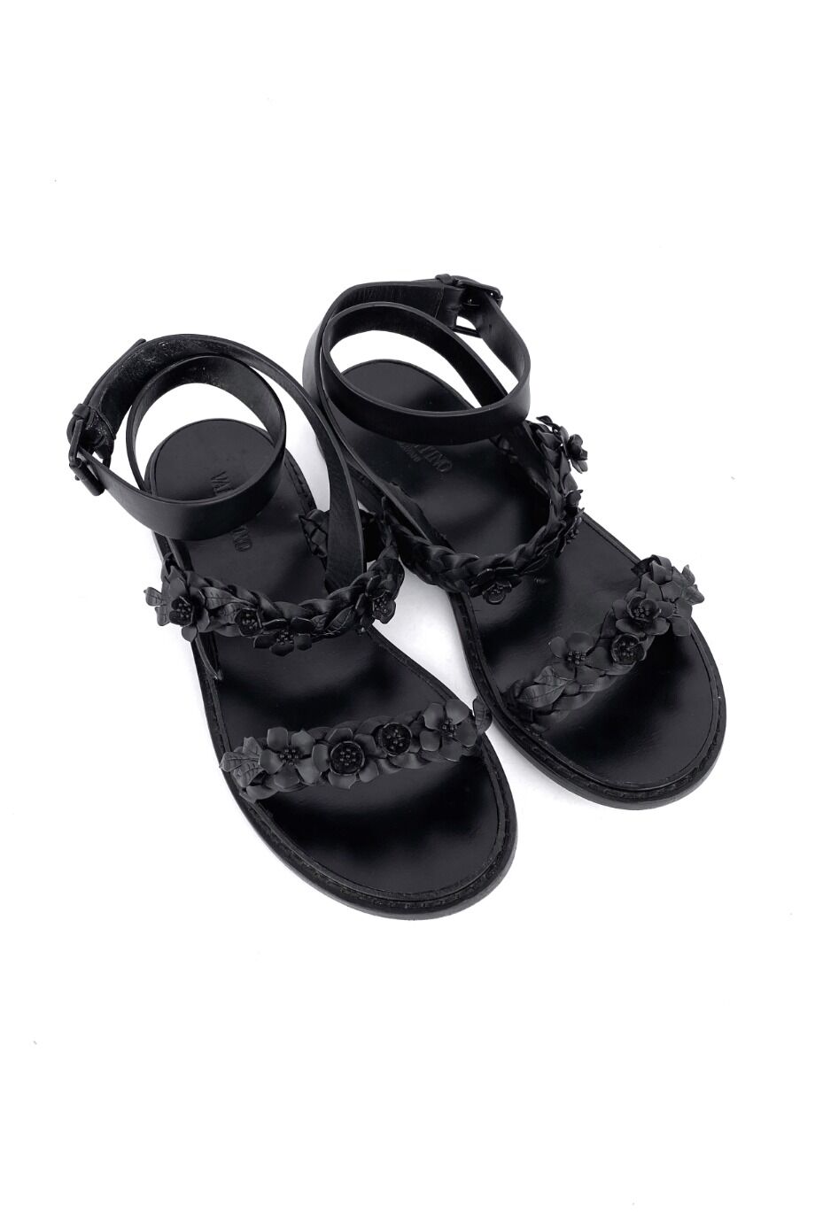 image 1 Сандалии черного цвета с плетеными ремешками