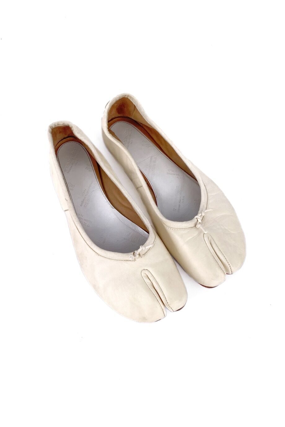 image 1 Балетки Tabi молочного цвета