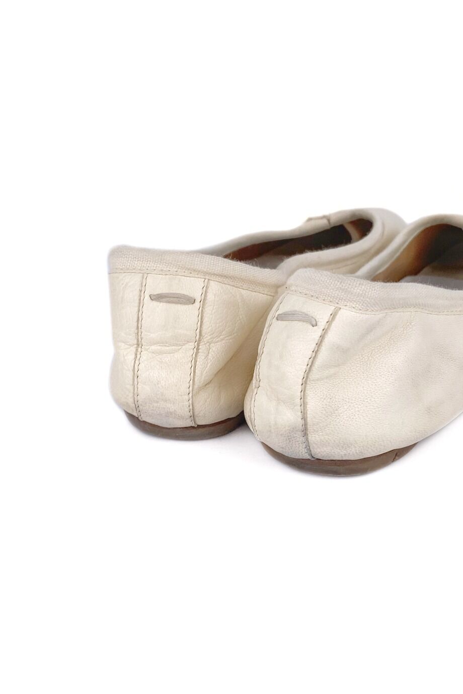 image 4 Балетки Tabi молочного цвета