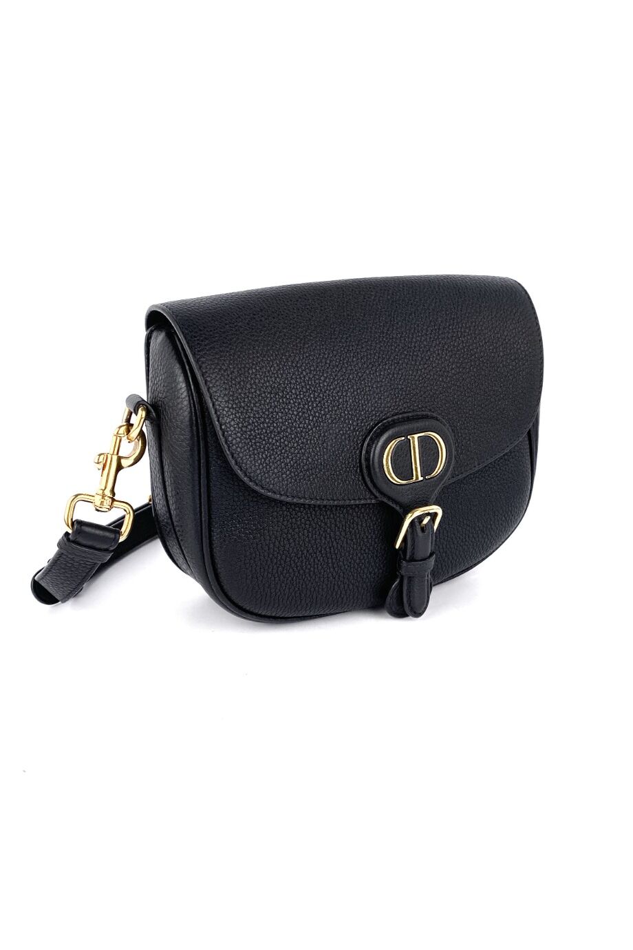 image 3 Сумка Bobby черного цвета с текстильным ремнем