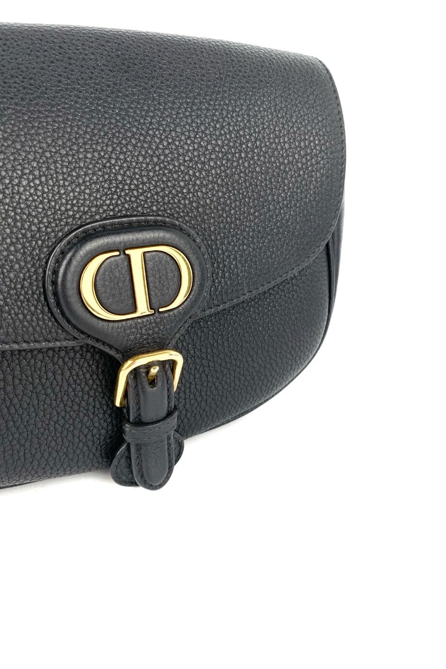 image 4 Сумка Bobby черного цвета с текстильным ремнем