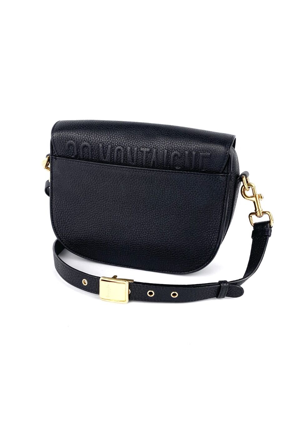 image 5 Сумка Bobby черного цвета с текстильным ремнем