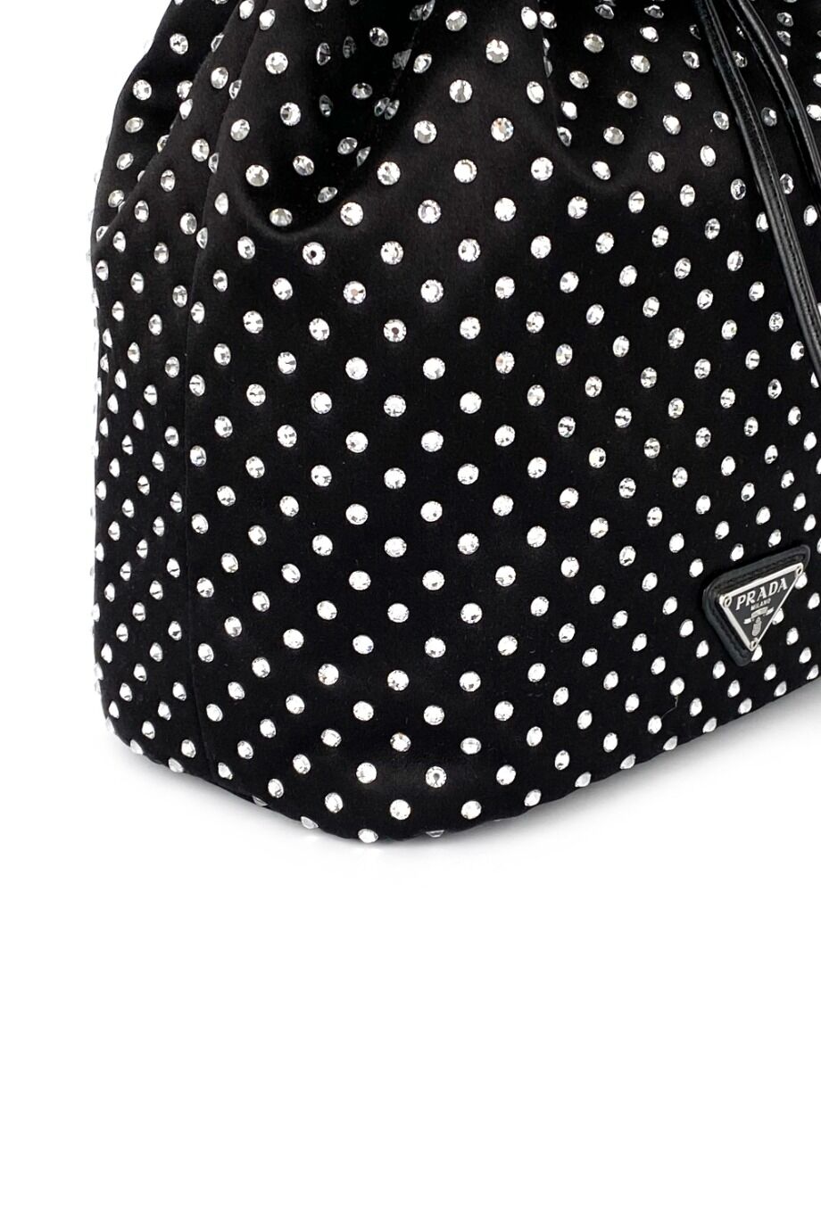 image 4 Атласная сумка-мешочек со стразами