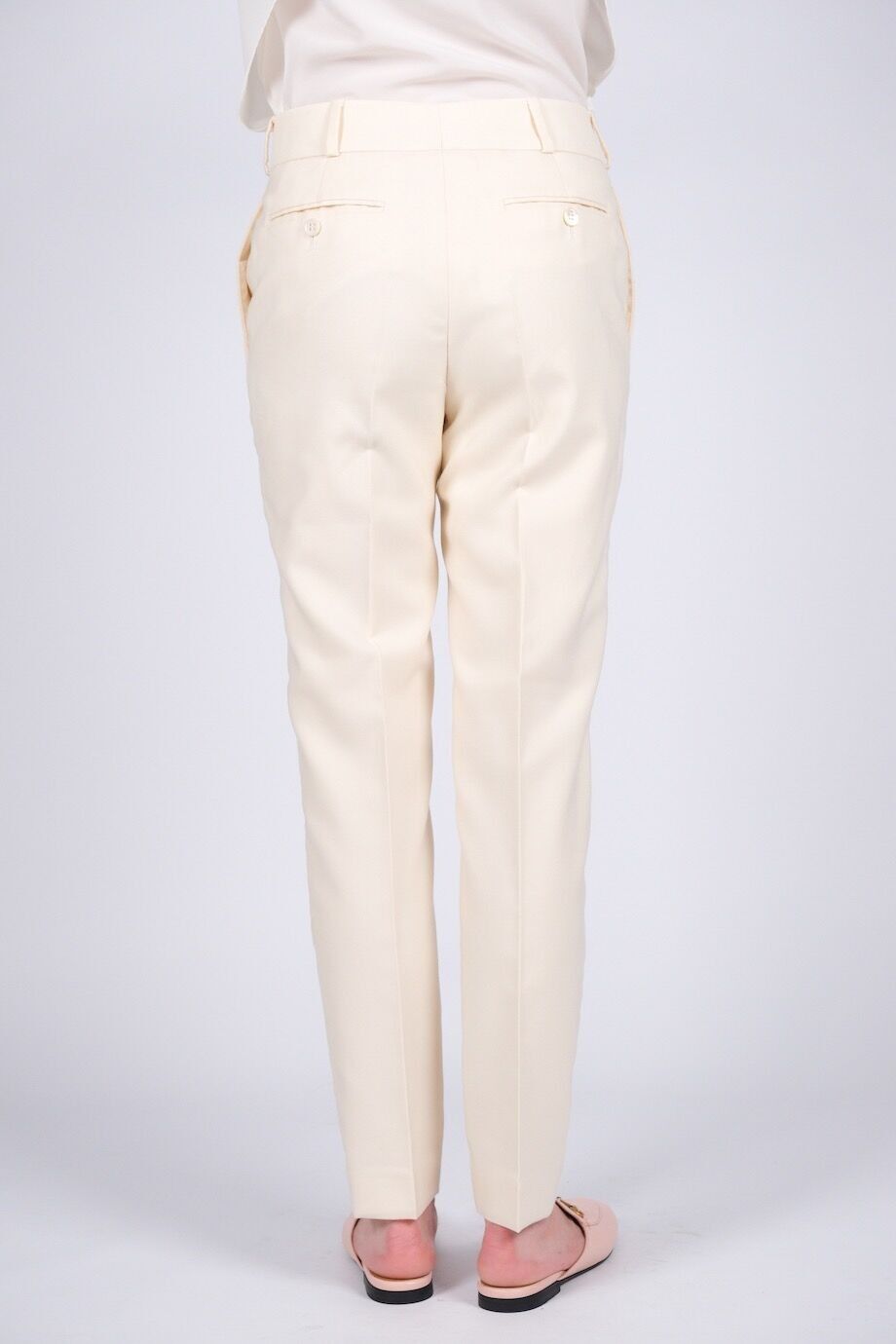 image 5 Брюки молочного цвета