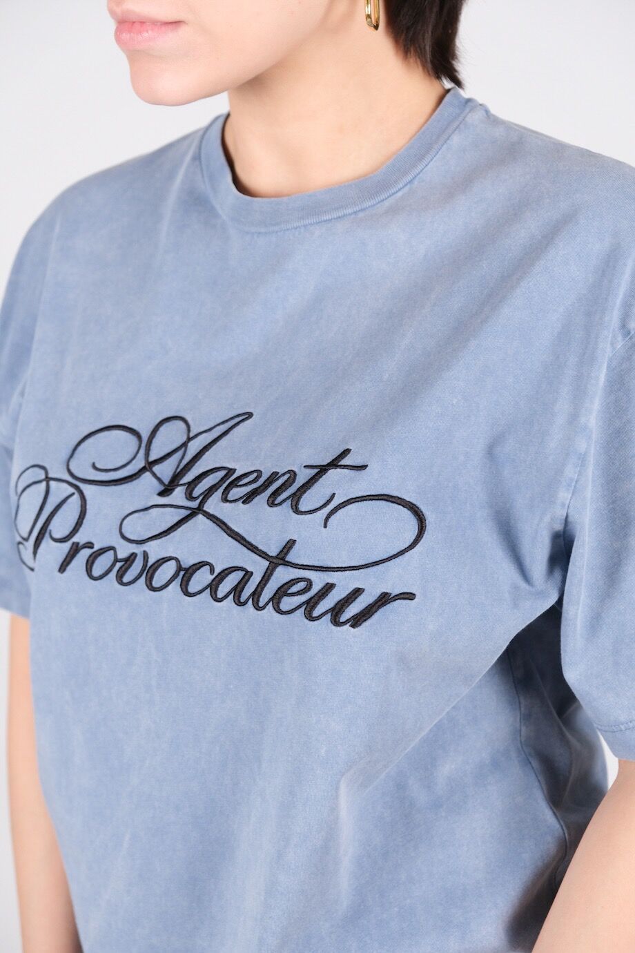 image 4 Футболка голубого цвета с надписью