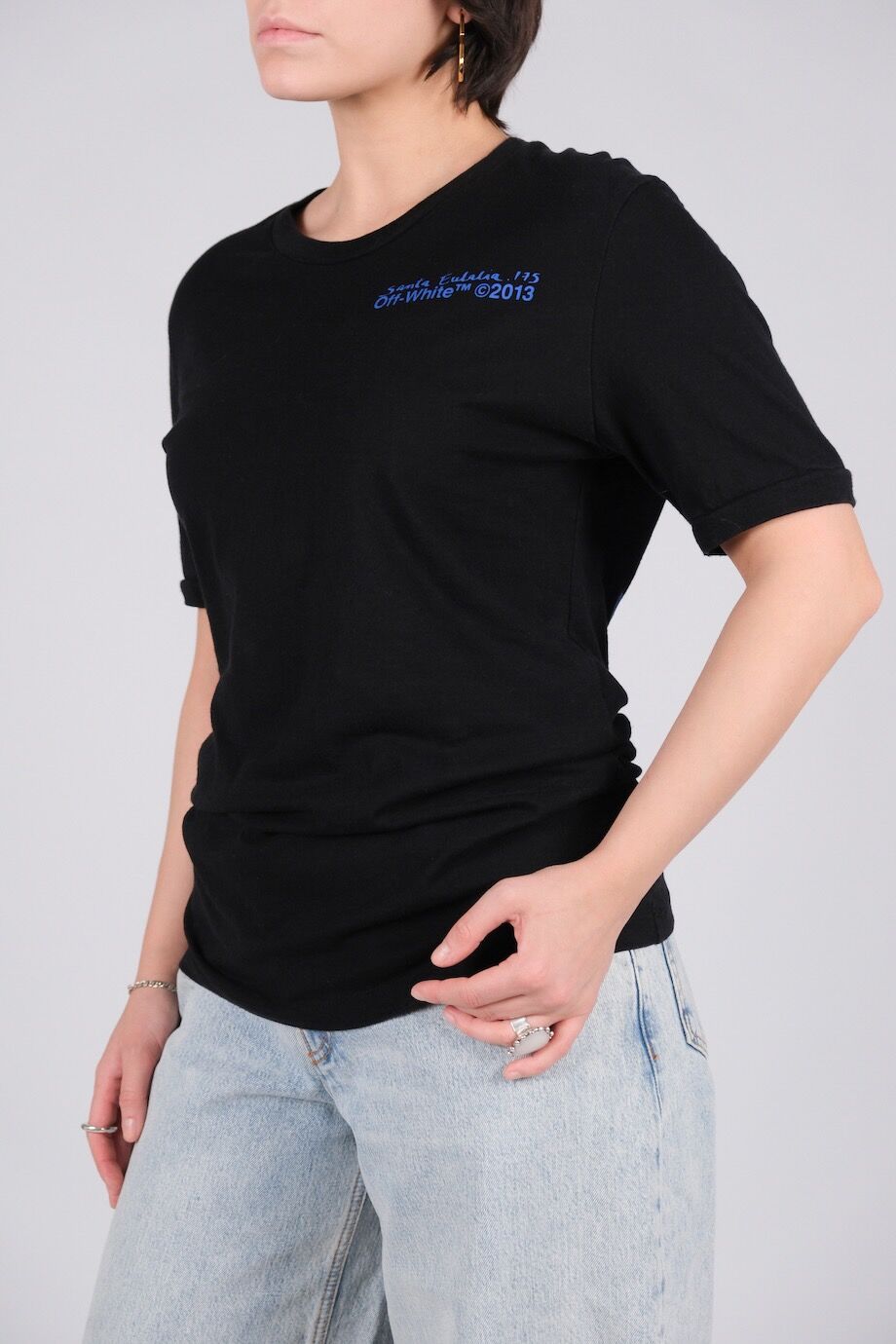 image 2 Футболка черного цвета с принтом на спине