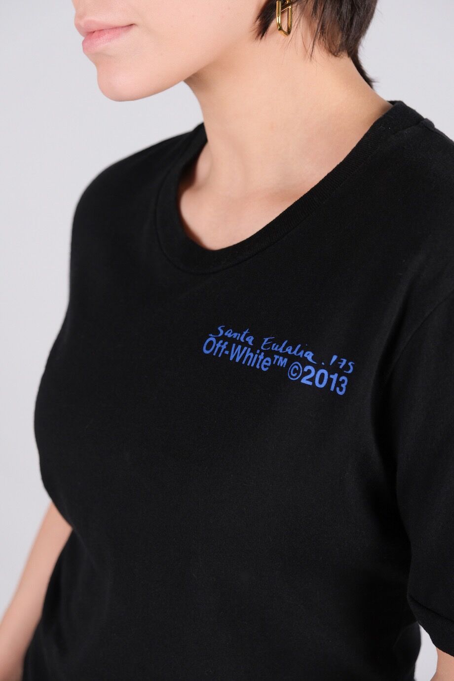 image 4 Футболка черного цвета с принтом на спине