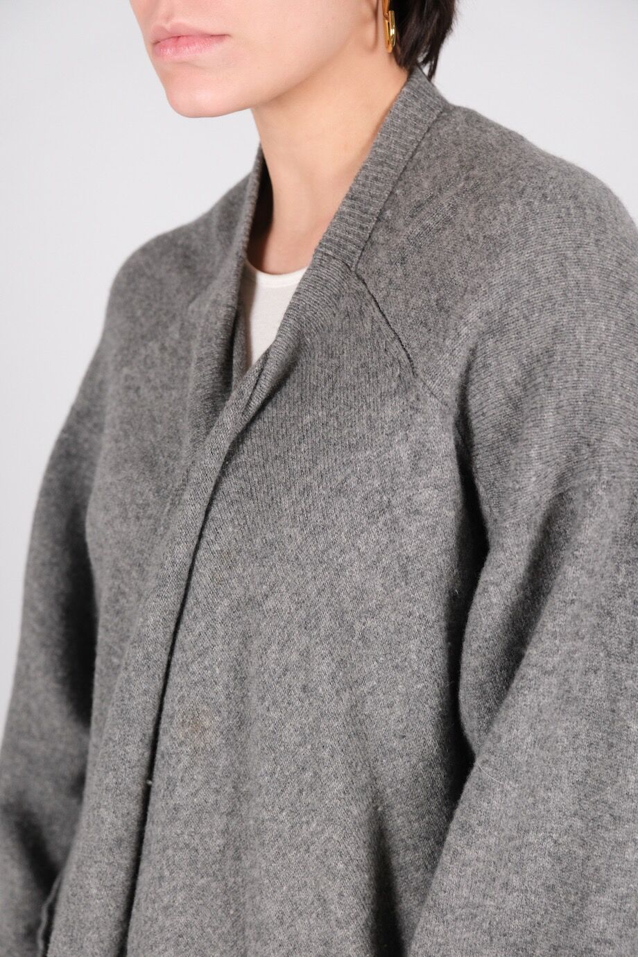 image 5 Кардиган серого цвета с карманами