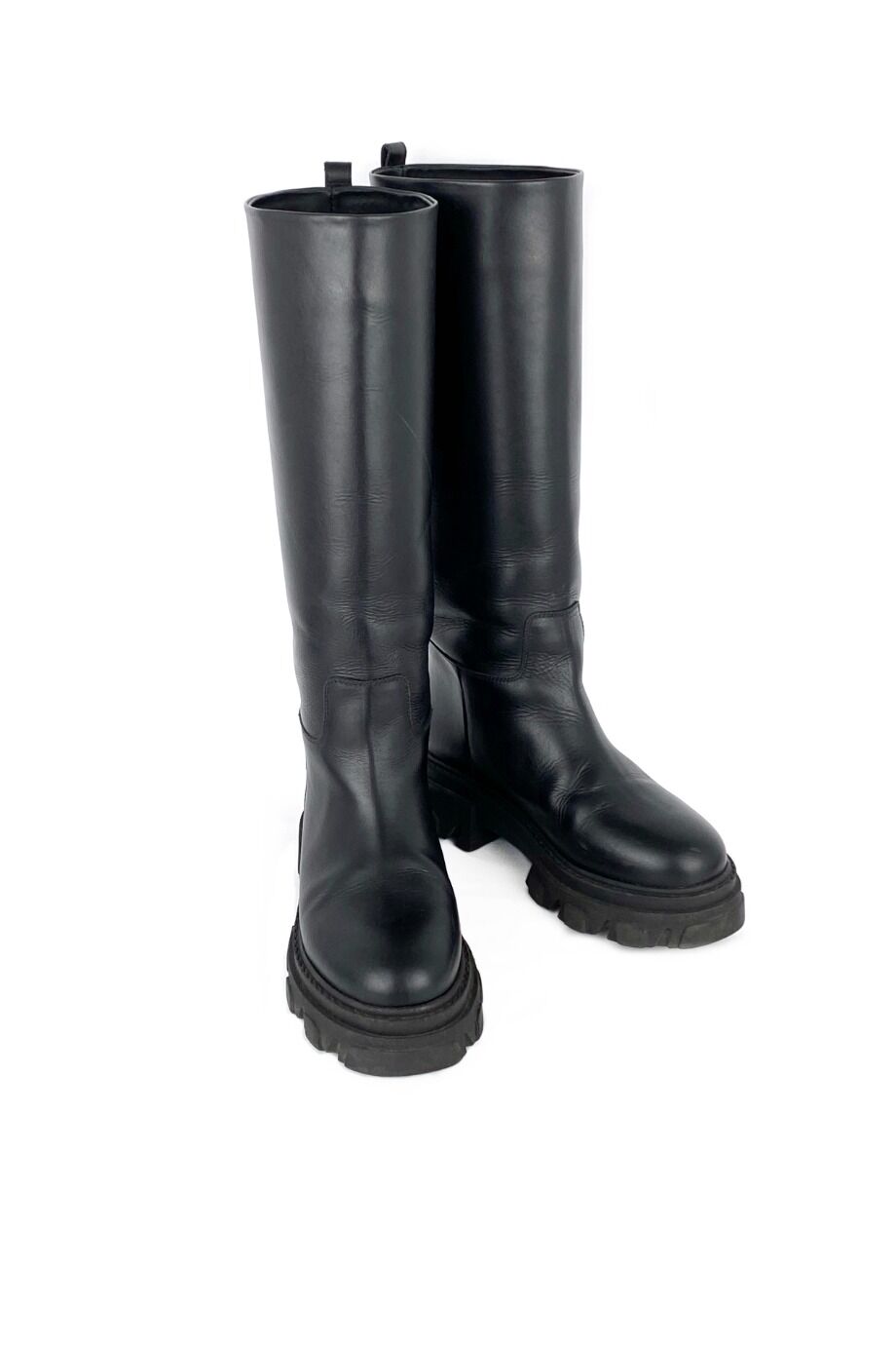 image 2 Сапоги черного цвета на платформе