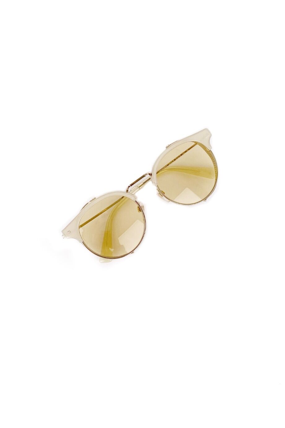 image 3 Очки золотистого цвета с декоративными элементами