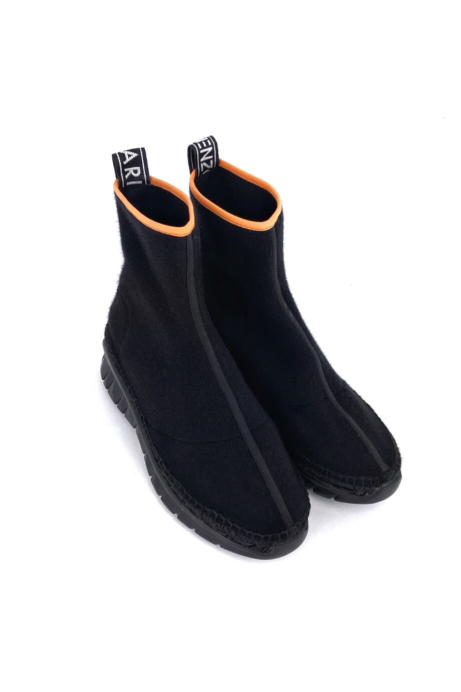 image 1 Высокие кеды-носки черного цвета