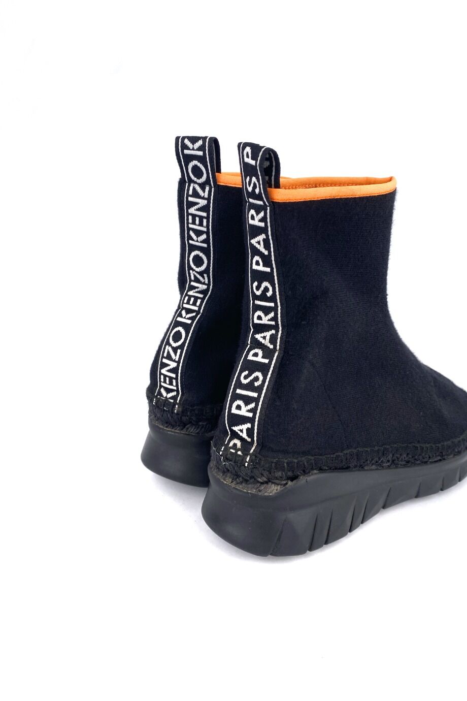 image 4 Высокие кеды-носки черного цвета