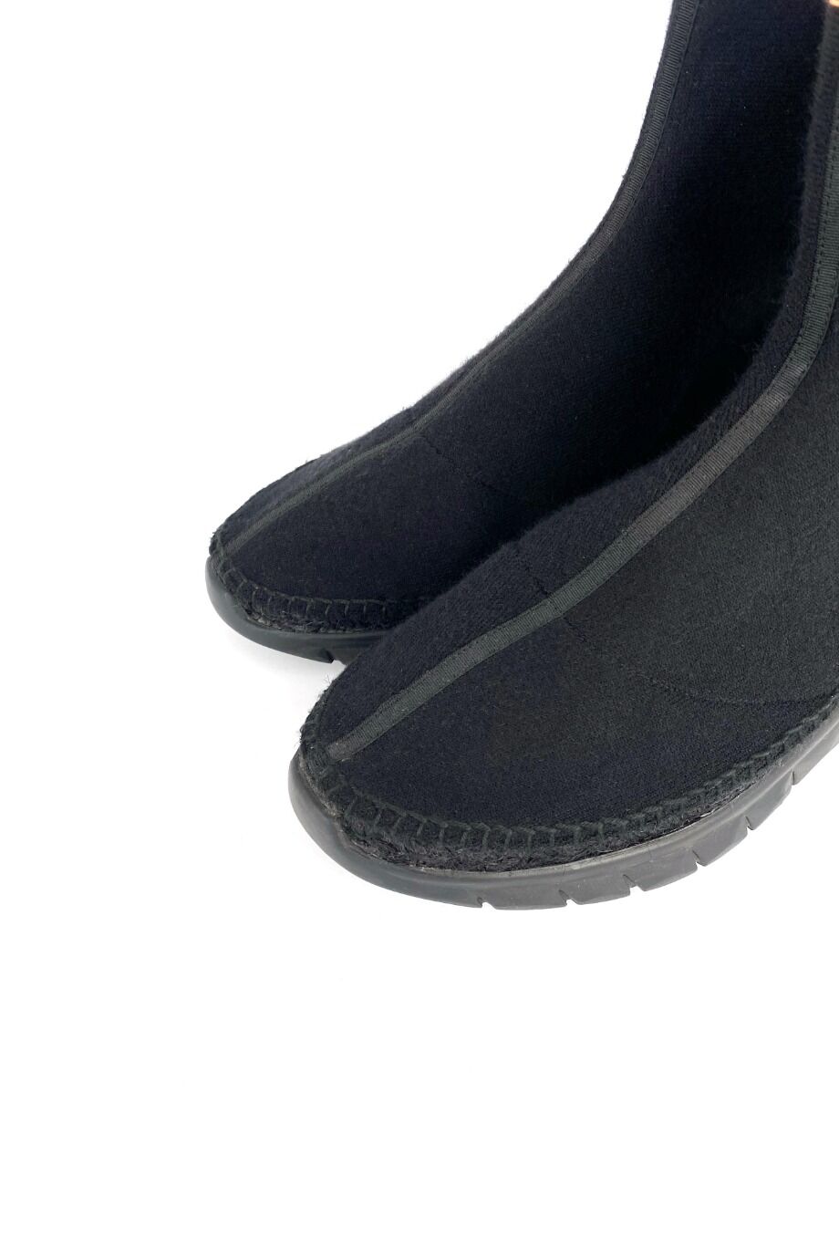 image 3 Высокие кеды-носки черного цвета