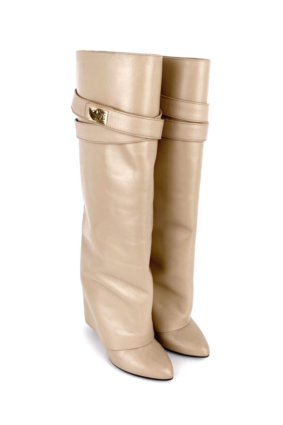 image 1 Сапоги shark бежевого цвета