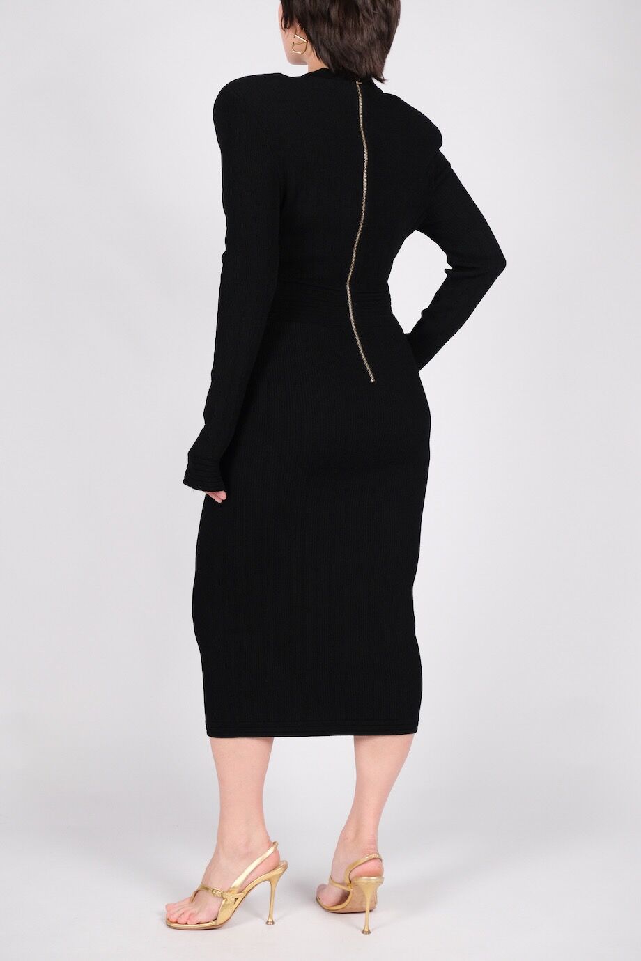 image 3 Платье чёрного цвета со шнуровкой