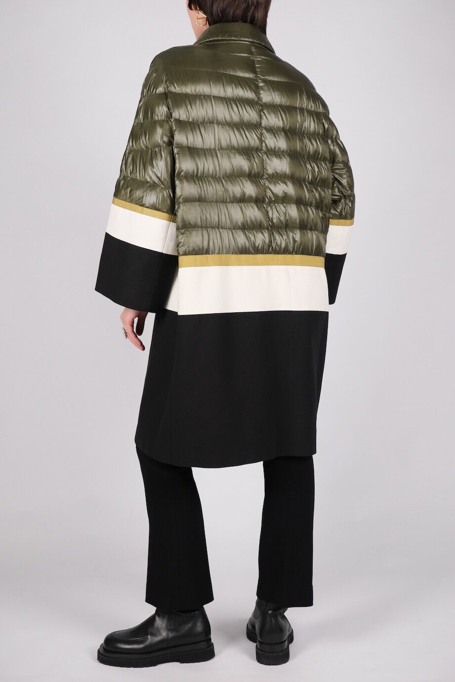 image 6 Комбинированная куртка с рукавом 3/4