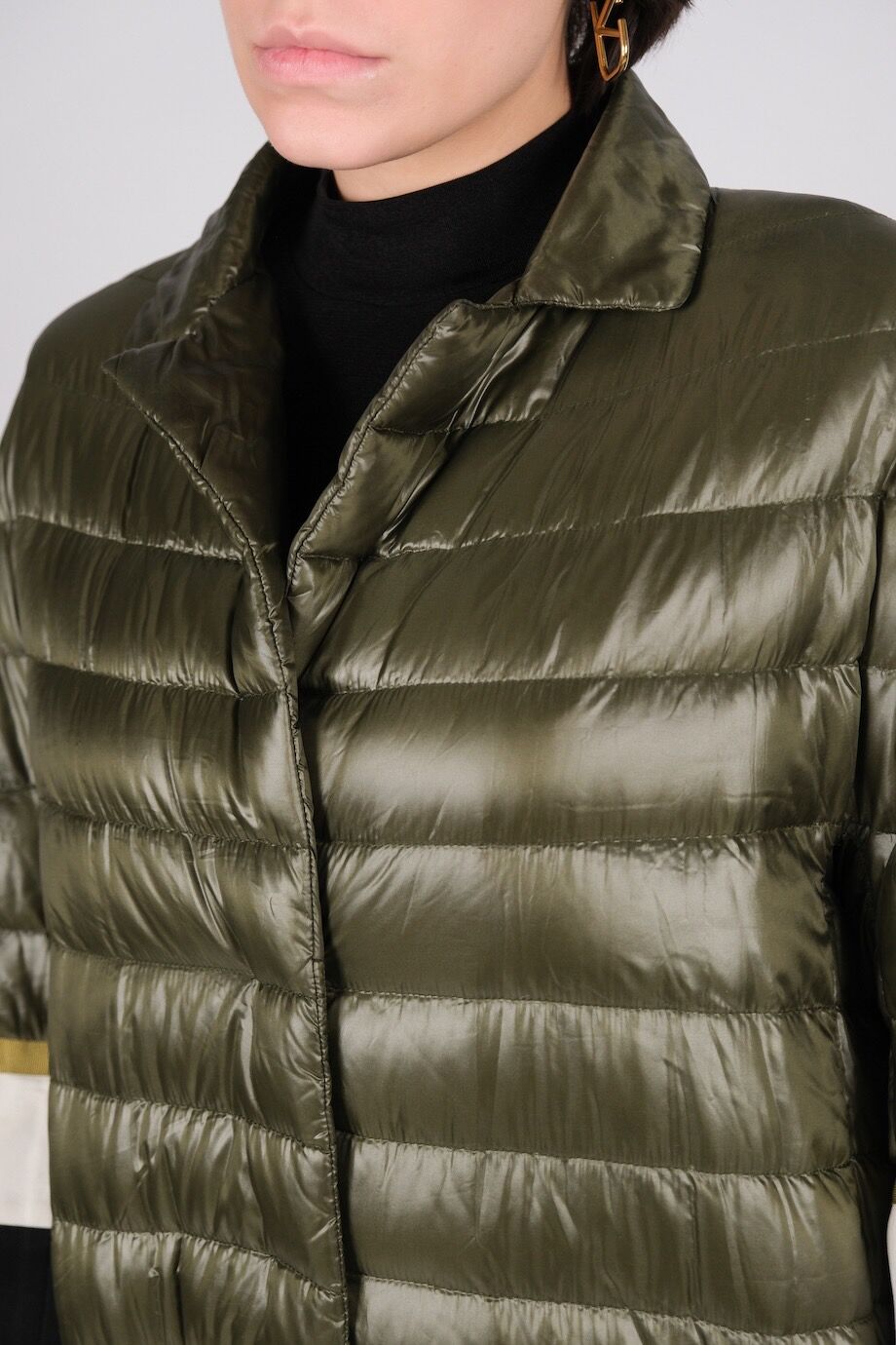 image 7 Комбинированная куртка с рукавом 3/4