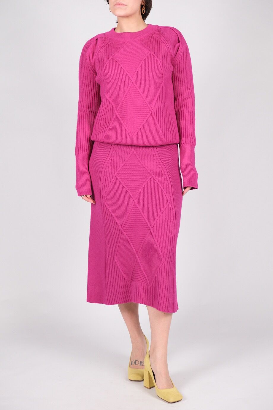 image 1 Трикотажный костюм цвета фуксии