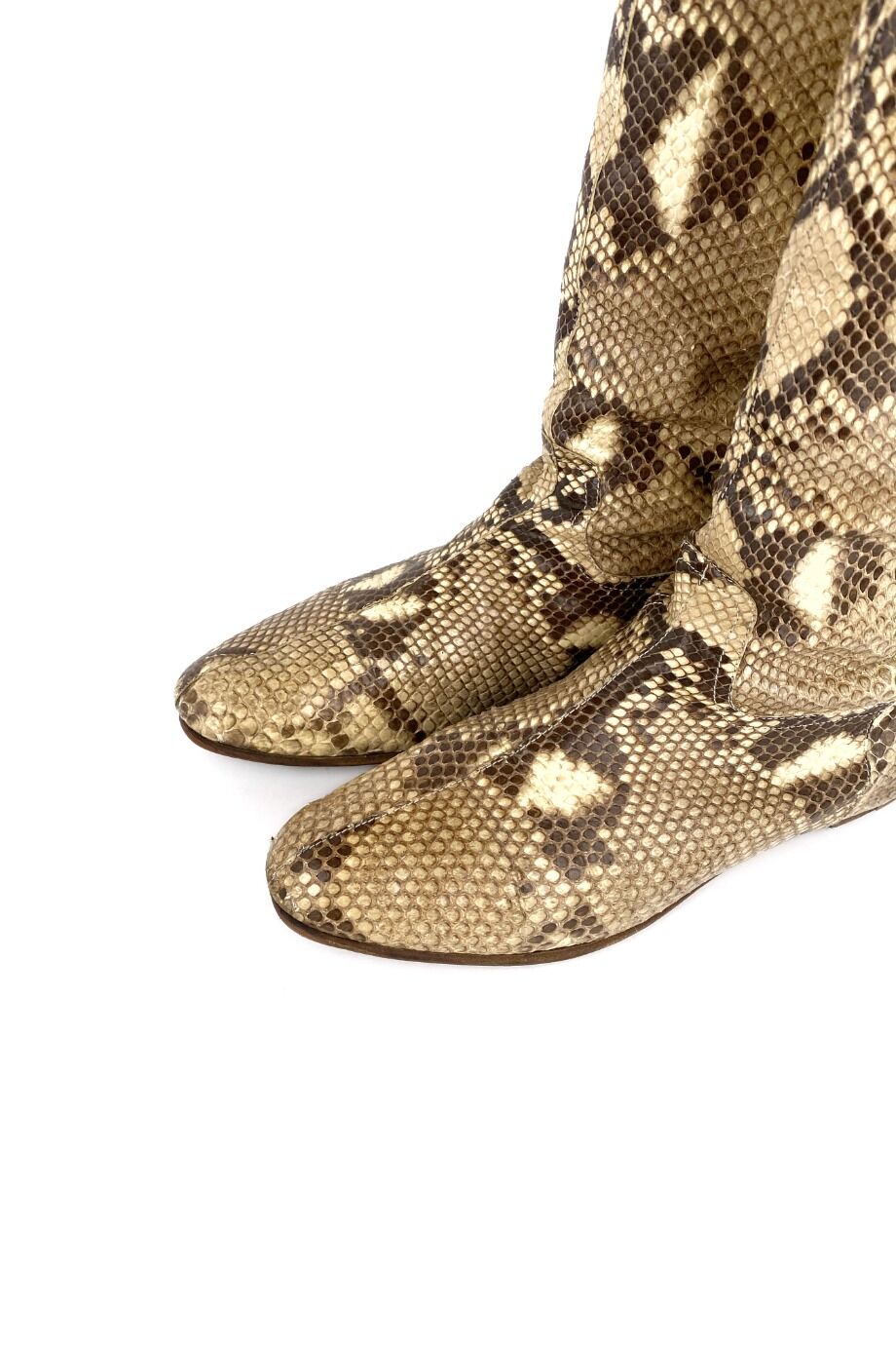image 3 Сапоги из кожи рептилии