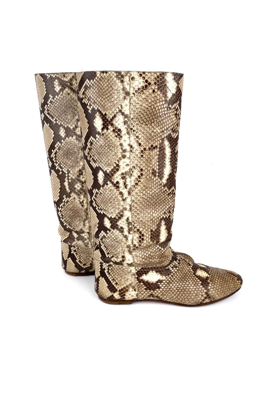 image 5 Сапоги из кожи рептилии
