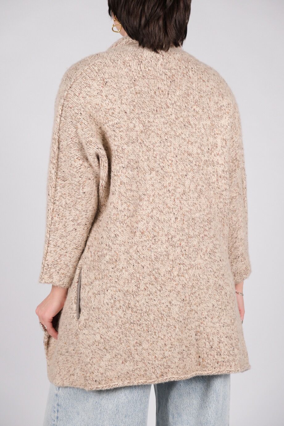 image 4 Кардиган бежево-меланжевой расцветки