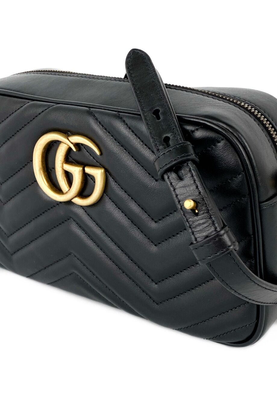 image 4 Сумка Marmont small черного цвета