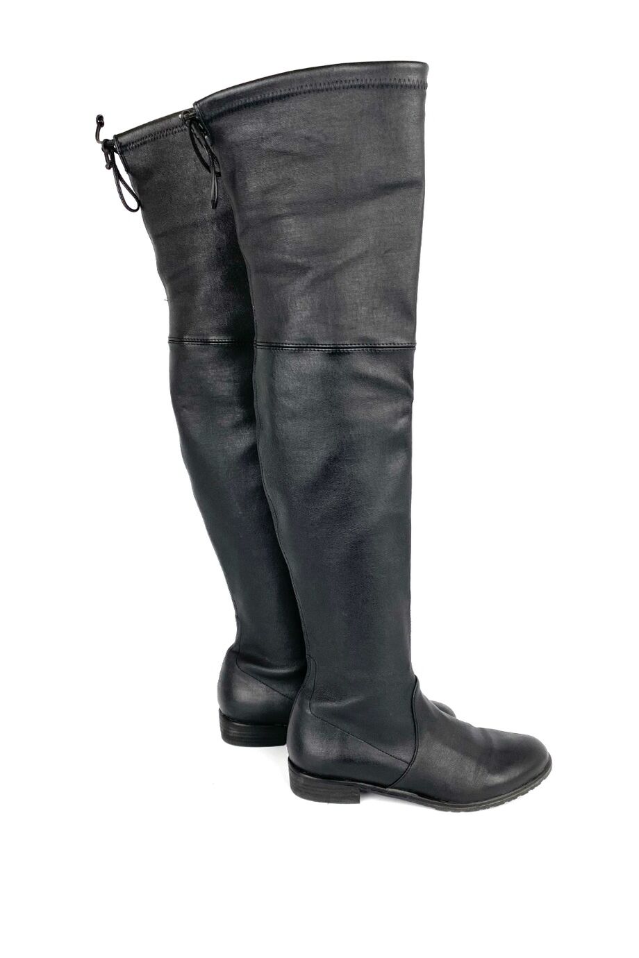 image 5 Ботфорты черного цвета без каблука