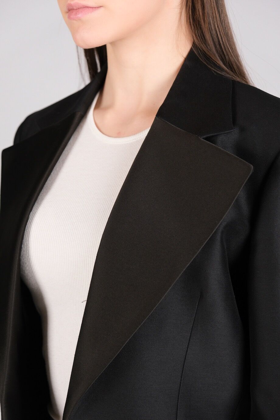 image 4 Жакет черного цвета с широкими лацканами