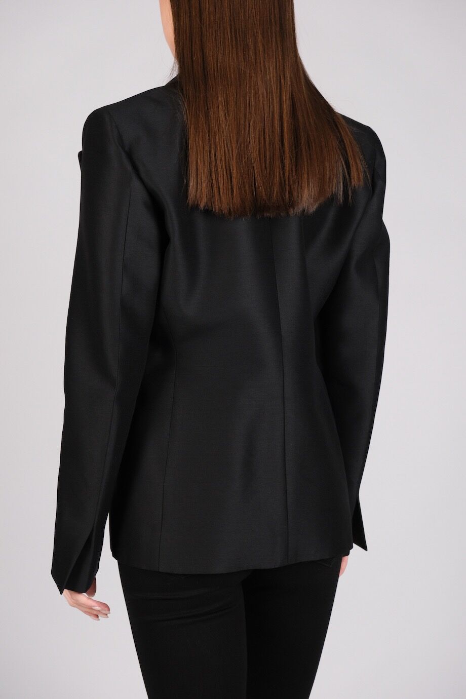 image 3 Жакет черного цвета с широкими лацканами