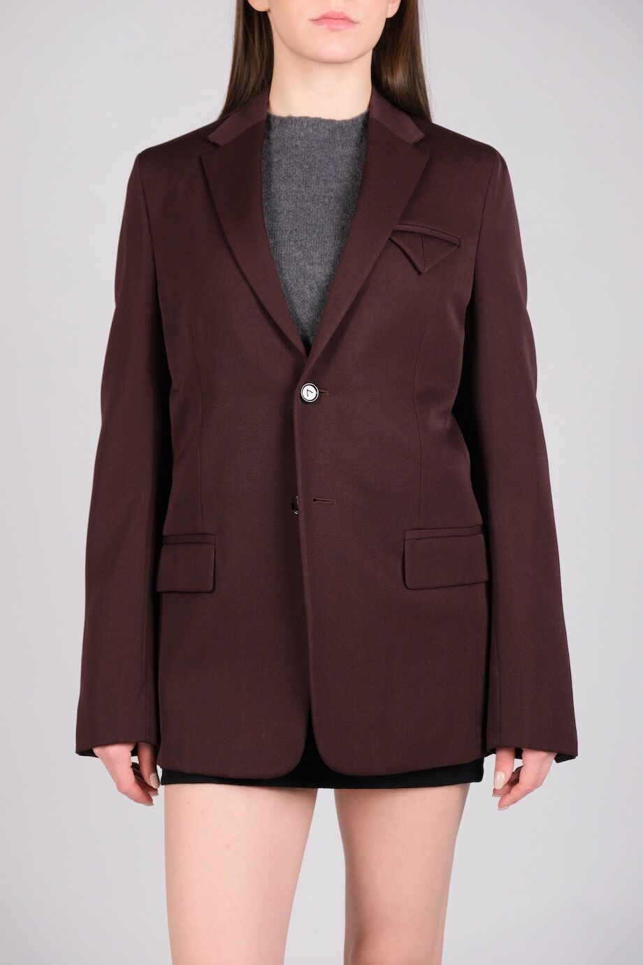 image 3 Жакет бордового цвета