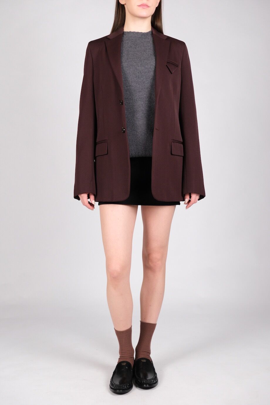 image 2 Жакет бордового цвета