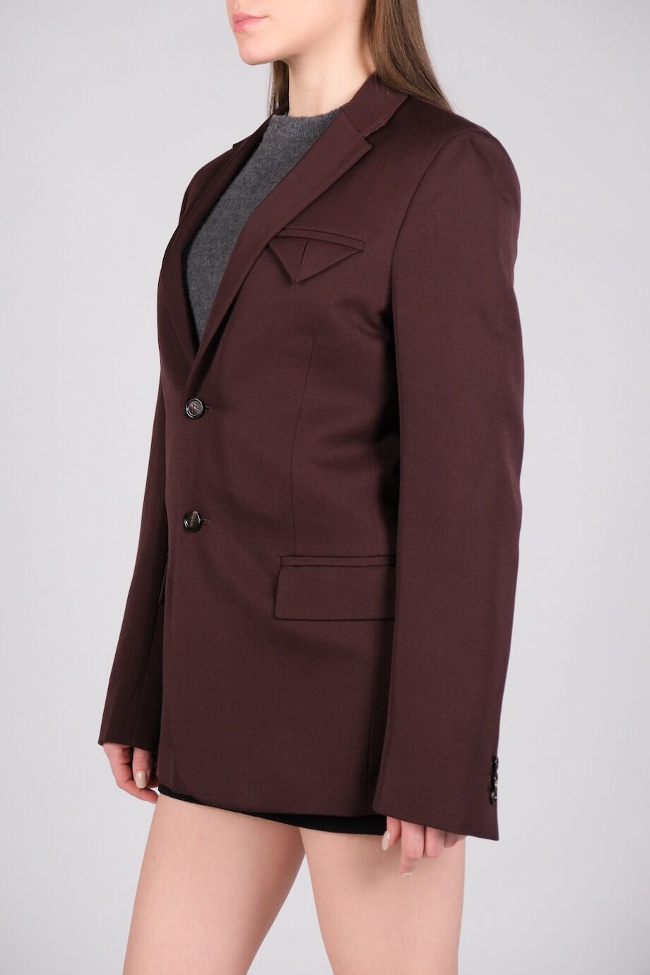 image 5 Жакет бордового цвета