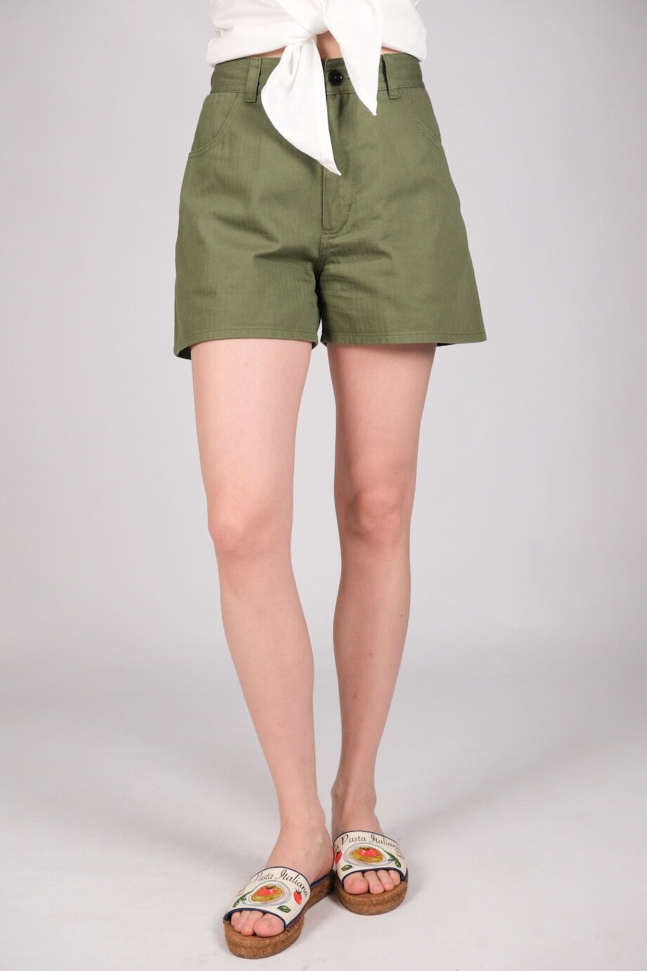 image 2 Шорты болотного цвета