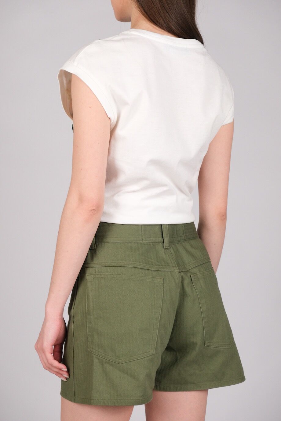 image 5 Шорты болотного цвета