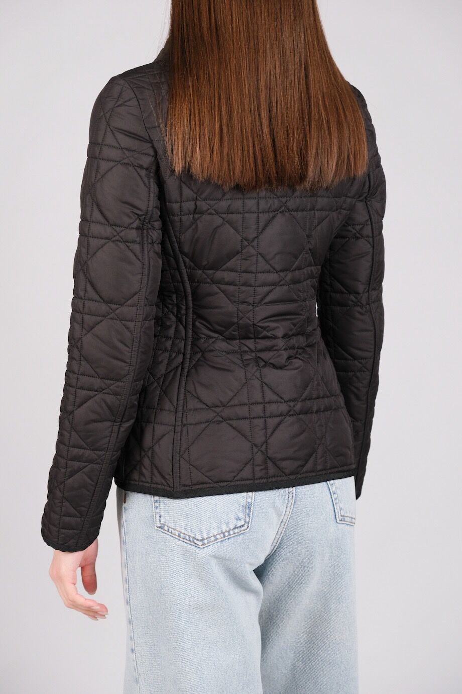 image 3 Стеганная куртка черного цвета