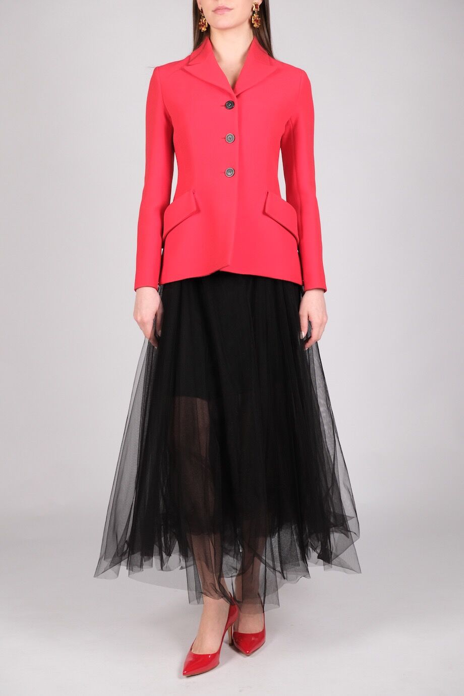 image 3 Жакет красного цвета