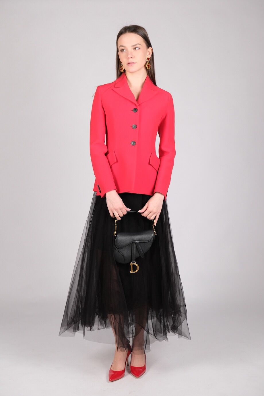 image 1 Жакет красного цвета