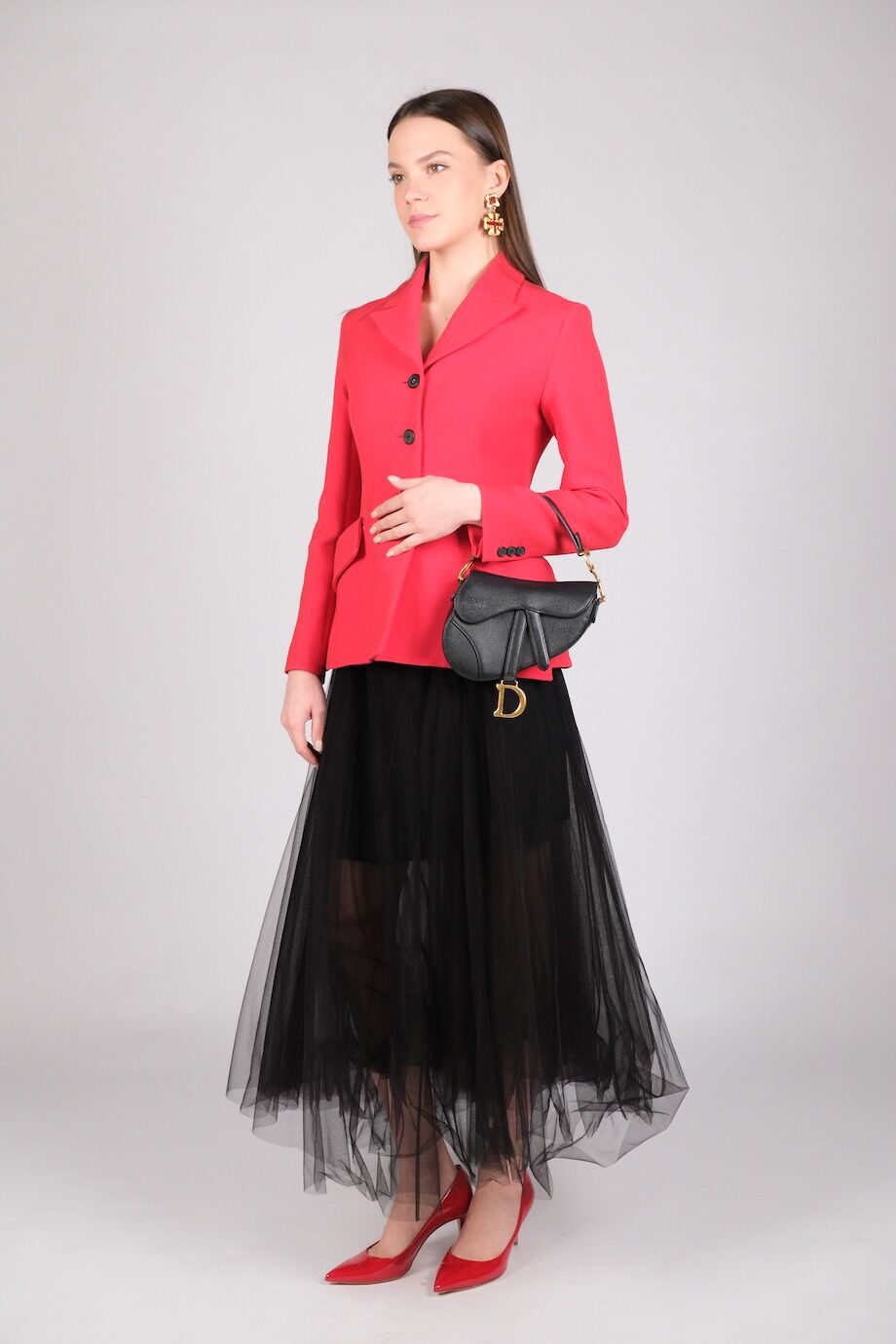 image 2 Жакет красного цвета