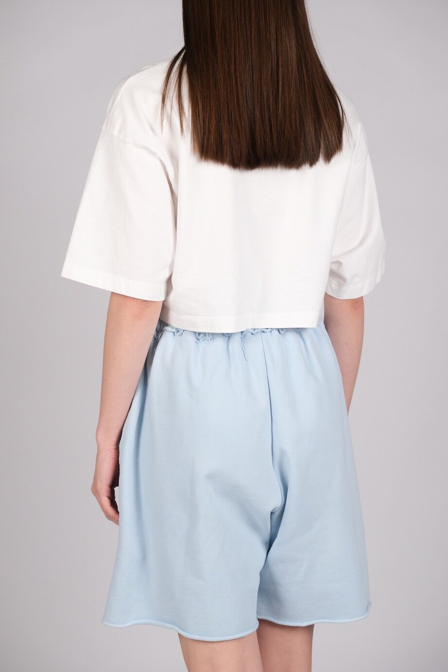 image 3 Шорты голубого цвета с лого