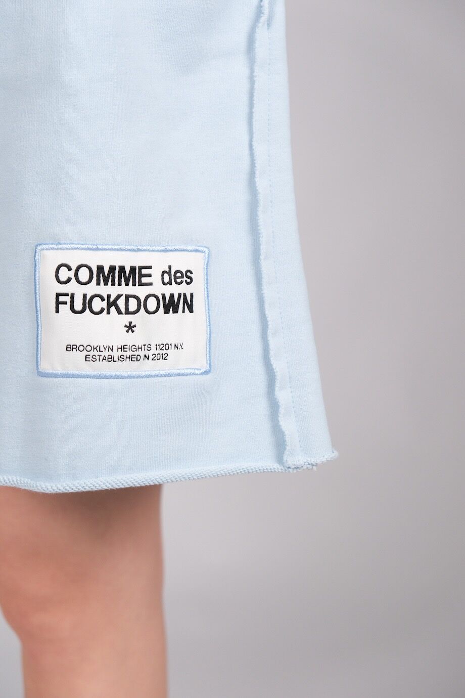 image 4 Шорты голубого цвета с лого